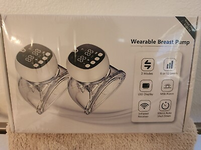 #ad Double Wearable Electric Breast Pump NEW In Box $20.00