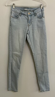 #ad 🌷Old Navy Rock Star Super Skinny Mid Rise Blue Jeans Size 2 Stretch $6.10