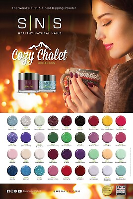 #ad SNS Dipping Powder COZY CHALET COLLECTION CC $11.99
