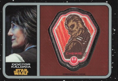 #ad 2015 Chrome Doctor Kalonia Commemorative Patch 703 737 Chewie #P22 $5.99