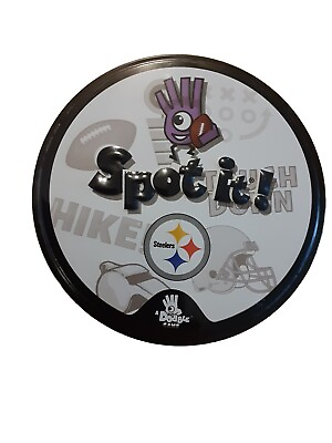 #ad Spot It Card Game Pittsburgh Steelers NFL COMPLETE Great Used Condition $9.99