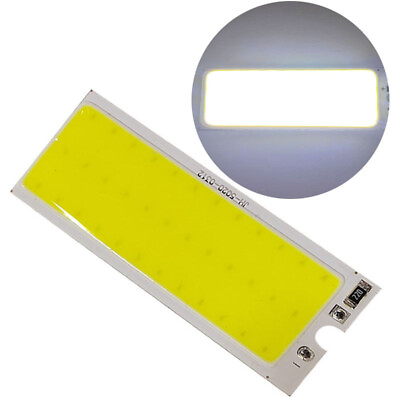 #ad 4PCS 3W White 6500K Strip Lamp DC 12V LED Panel Light COB Chip 50*20mm $5.95