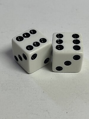 #ad Monopoly Bass Fishing Ed Board Game Replacement Pieces: Genuine 2 x Die 2 Dice $2.86