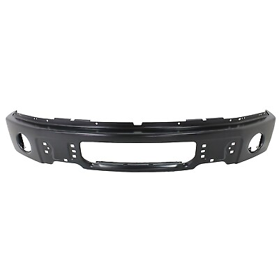 #ad Front Bumper For 2009 2014 Ford F 150 Powdercoated Black with Fog Light Holes $204.83