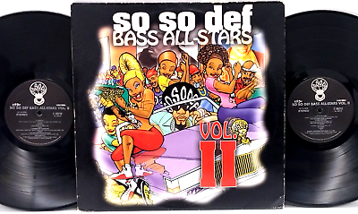 #ad V.A. So So Def Bass All Stars Vol. II 2LP 1995 US ORIG Hip Hop Rap Funk Disco $39.99
