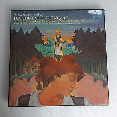 #ad Anton Guadagno Puccini Le Villi Edgar Act Ii Boxset LP Vinyl Record Album $4.62