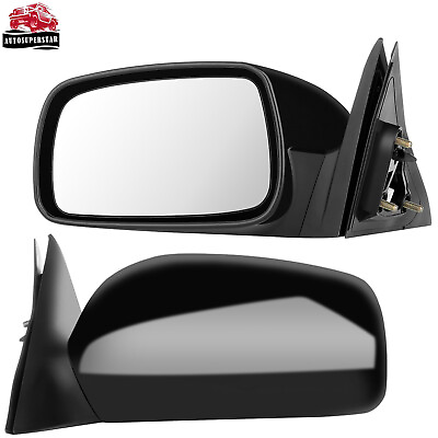 #ad Passenger and Driver Side Black Mirrors For 2007 11 Toyota Camry Hybrid $68.84
