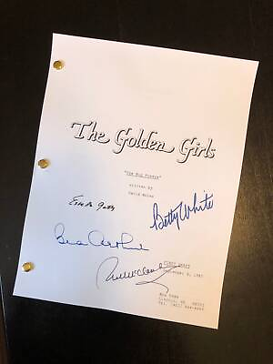 #ad The Golden Girls Script Betty White Bea Arthur Rue McClanahan Estelle Getty $89.99