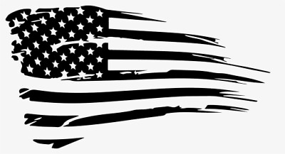 #ad USA Flag Distressed decal sticker vinyl graphic American car truck window $3.75
