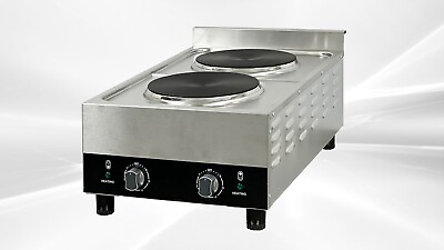 #ad NEW Commercial Electric Two Burner Hot Plate Stove Range 240V 60Hz 3600W NSF $615.00