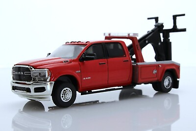 2022 Dodge Ram 3500 Laramie Wrecker Tow Truck Dually 1:64 Diecast Model Red $17.95