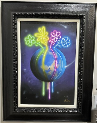 #ad Ziggy “Global Bouquet” Hand Signed Embellished Limited Edition Giclee $450.00
