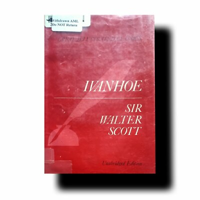 #ad 📕1979 Ivanhoe Sir Walter Scott Great ILLUSTRATED HCDJ Vintage ClassicExLibrary $5.95