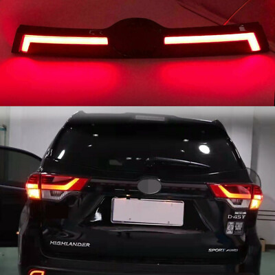 #ad LED Rear Trunk Trim Light Dynamic Signal Lamp For 2014 2019 Toyota Highlander $145.00
