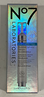 #ad No7 Laboratories Line Correcting Booster Serum 0.5 oz 15ml $23.99