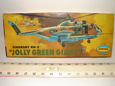 #ad 1969 Aurora Sikorsky HH 3 quot;JOLLY GREEN GIANTquot; Vietnam First Issue $29.99