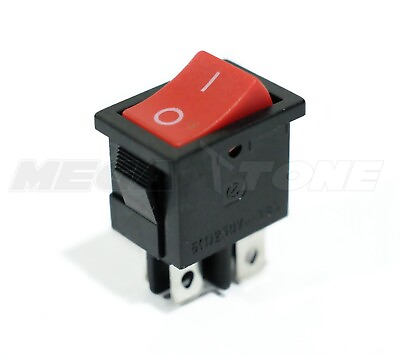 DPST KCD1 Red Mini Rocker Switch On Off 6A 250VAC T85 High Quality USA SELLER $1.99