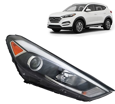 #ad For Hyundai Tucson 2016 2018 Headlight With Bulbs Right Passenger Side $296.92