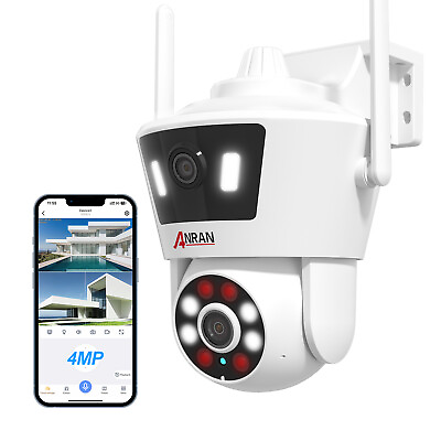 #ad ANRAN Security Camera Wireless Outdoor 4MP HD Home Night Vision Wifi CCTV Camera $39.99