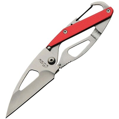 #ad Rite Edge Framelock Folding Knife 2quot; Satin Finish Steel Blade Stainless Handle $12.19