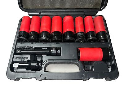 #ad 1 2 in. Drive Super High Torque Lug Nut Impact Socket Set With Minor Blemishes $174.99