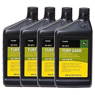 #ad John Deere Original Equipment TURF GARD 32 oz. 10W 30 Oil #TY22029 PACK OF 4 $33.35