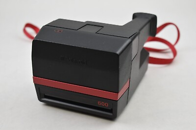 #ad Polaroid Cool Cam 600 Instant Camera w Strap Red and Black $39.99