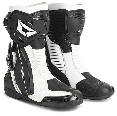 #ad Cortech Adrenaline GP Boots 12 White $199.99