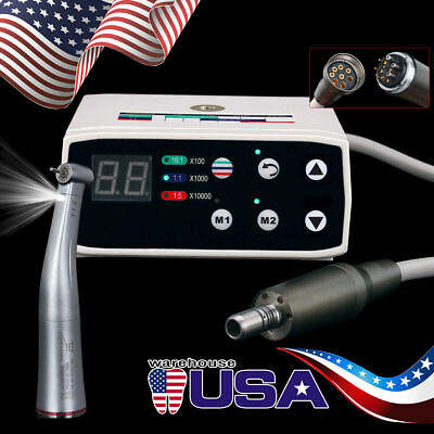 #ad Electric Dental Brushless LED Micro Motor 1:5 Increasing Low Speed Handpiece USA $243.83