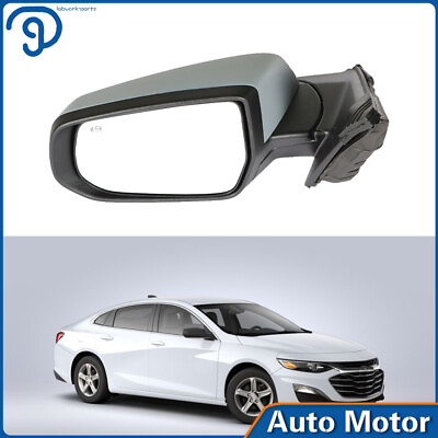 #ad #ad Driver View Side Mirror With Heated Blind For 2016 2022 Chevy Malibu LT Hybrid $86.19