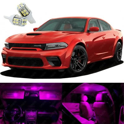 #ad 18 x Pink LED Interior Light Package Best Kit For Dodge Charger 2011 2023 $32.29