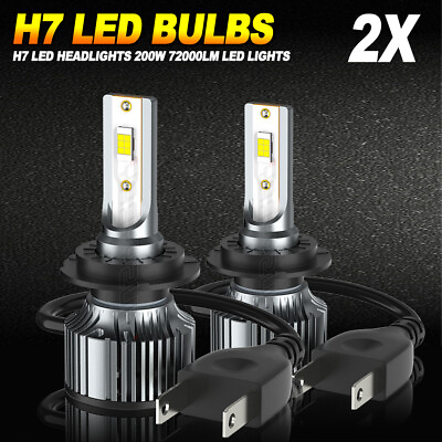 #ad H7 LED Headlight Kit Hi Beam Light Bulbs Mercedes Benz C230 2002 2007 $24.69