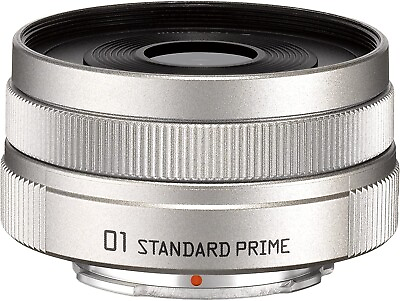 #ad NEW PENTAX 22067 Pentax Q 01 Standard Prime Lens SILVER from JAPAN $270.00