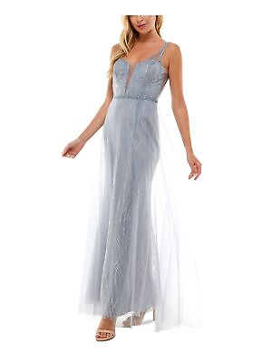 #ad CITY STUDIO Womens Sleeveless Formal Gown Dress $13.99