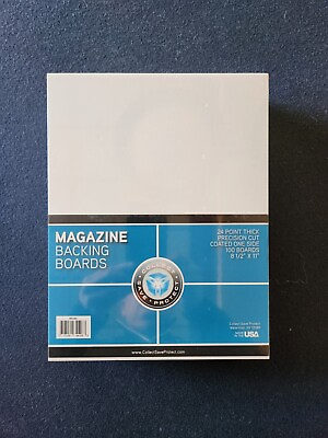 #ad #ad 100 CSP MAGAZINE SIZE 8.5quot; x 11quot; BACKING BOARDS Storage White Backer 24pt 8 1 2quot; $21.99