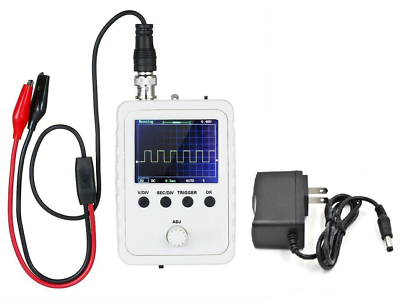 #ad New Assembled DSO150 Digital Oscilloscope 2.4 inch LCD Display with Clip Power $30.99