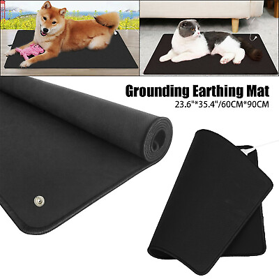 #ad Anti Static Grounding Earthing Mat for health amp; EMF Discharge w Connection Cord $21.95