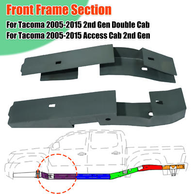 #ad Front Frame Section Set for Tacoma 2005 2015 Double Cab Access Cab 2nd Gen $169.99