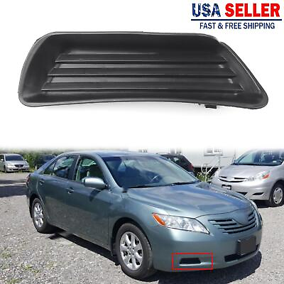 #ad Front Bumper Fog Light Cover W O FOG Right Side For 07 2008 2009 Toyota Camry US $11.89
