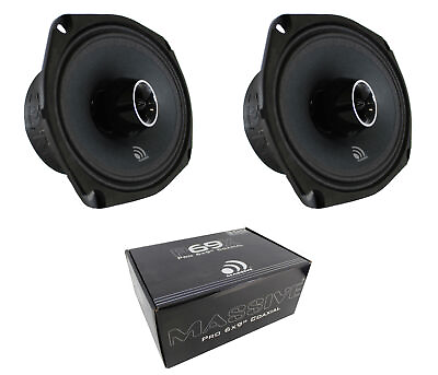 #ad 2x Massive Audio Coaxial Speakers Pro 6x9quot; 600W 4 Ohm 2 Way P69X $75.65