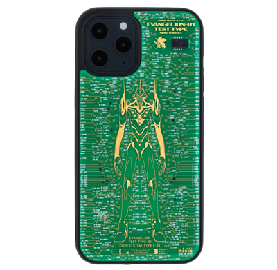 #ad EVA STORE Evangelion FLASH EVA01 Board Art iPhone 12 Pro Max Case GREEN LED Rare $220.00