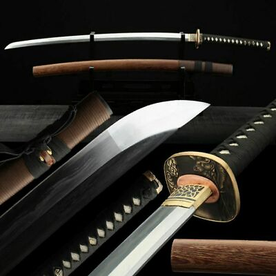 #ad 40.55quot;High Quality Japan Samurai Sword Katana Clay Tempered Pattern Steel Sharp $1011.08