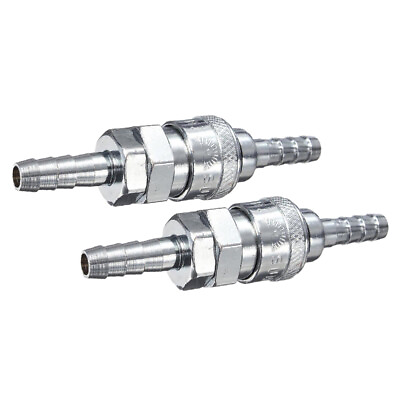 #ad 2 PCS Straight Connectors Pneumatic Fittings Through $12.39