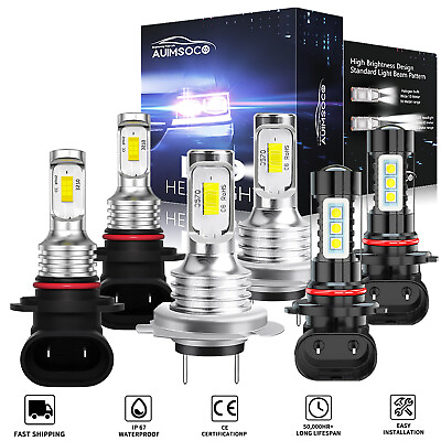 #ad For Subaru Outback 2005 2009 6000K LED Headlight Highamp;Low Fog Light Bulb Combo $39.99