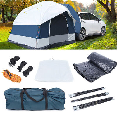 #ad Universal SUV Camping Tent 4 Person Camping Tents Canopy Car Shelter Tent New $112.10