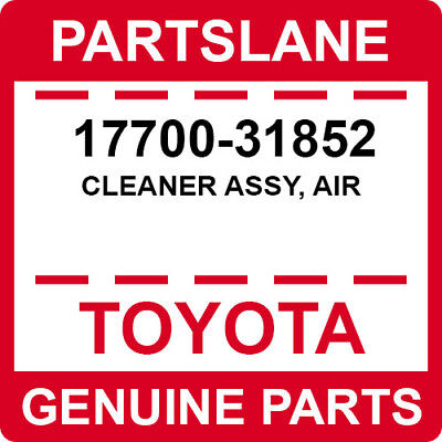 #ad 17700 31852 Toyota OEM Genuine CLEANER ASSY AIR $343.16
