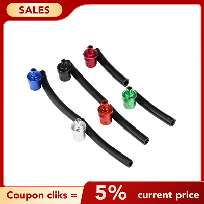 #ad 6x Motorcycle Gas CAPs VENT Tank Fuel Air Breather Valve Hose Tube Dirt Bike √ $5.78