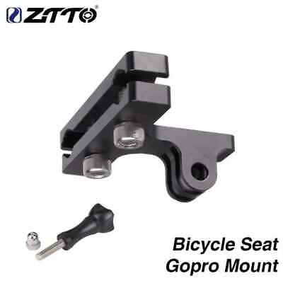 Bicycle GoPro Saddle Mount Rail Clamp Racing Seat Hero 4 5 6 7 Road Mtb ZTTO $18.50