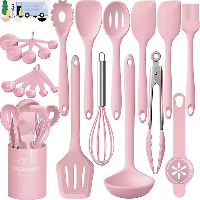 #ad Umite Chef 22Pcs Silicone Cooking Utensils Set Heat Resistant Silicone Kitchen $33.45