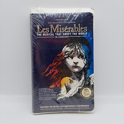 #ad Les Miserables In Concert VHS The Musical That Swept The World 10th Anniversary $3.49